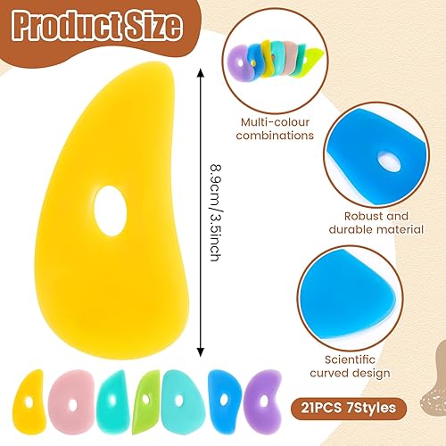 Miniatura 9 de 21 varillas suaves para cerámica, arcilla de silicona, herramientas de cerámica, cerámica, arcilla de goma, varillas de cerámica para bricolaje,