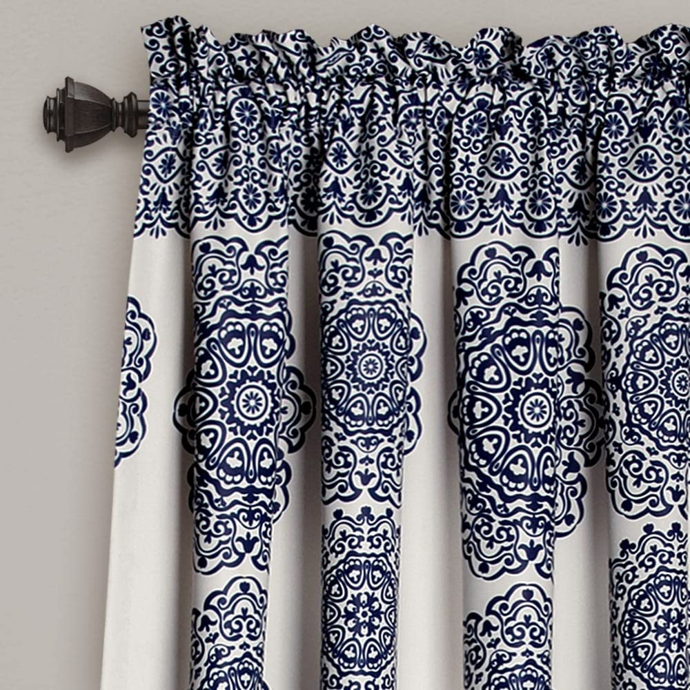 Lush Decor Juego De Cortinas De Ventana De Algodón Teñido Con Hilo De Rayas Grises (84 X 40 Pulgadas) | Compra Online En Yaxa
