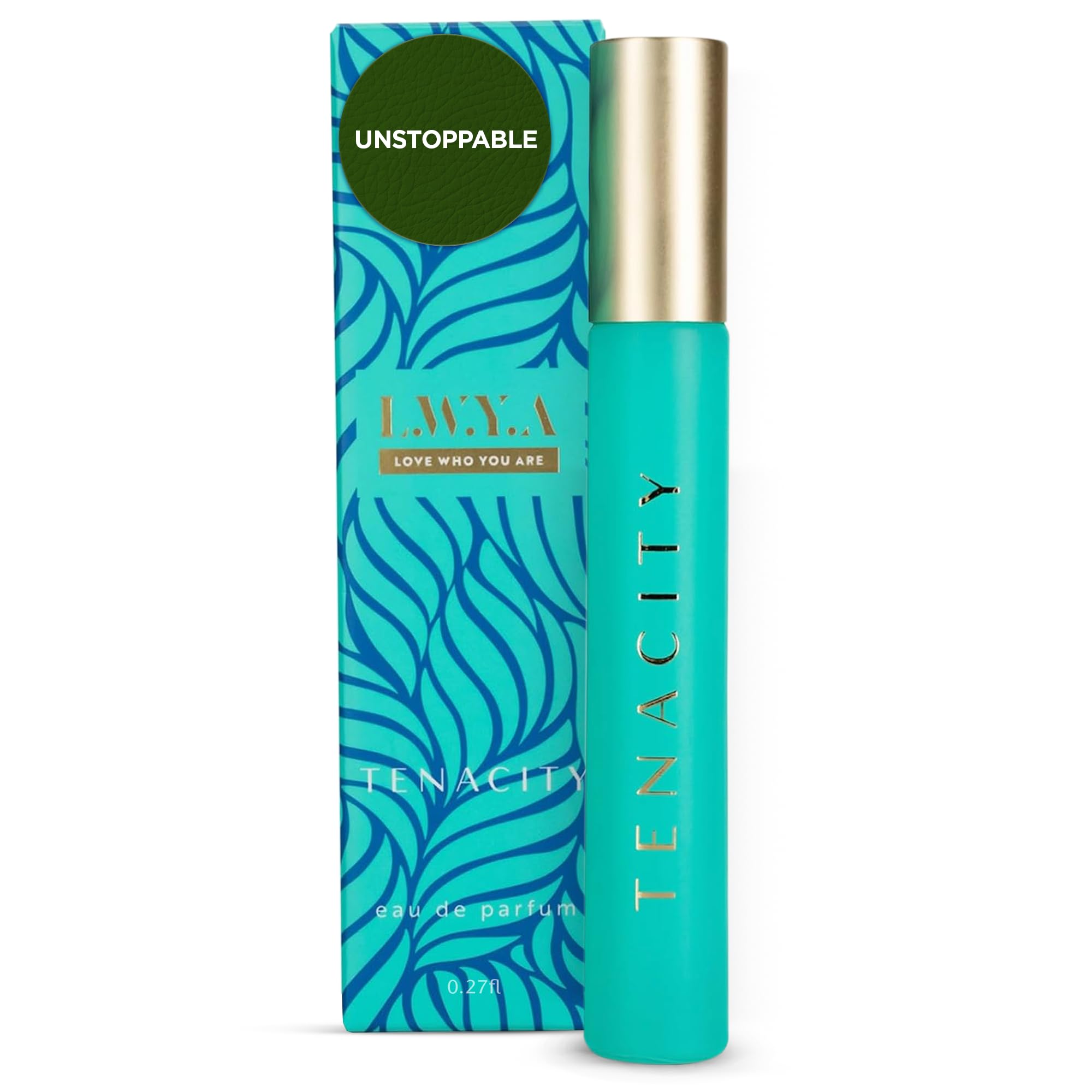 Tenacity by LWYA perfumy dla kobiet, kwiatowy owocowy zapach, nuty włoskiej bergamotki, jaśminu, wanilii i drzewa sandałowego, 10 ml mini spray EDP