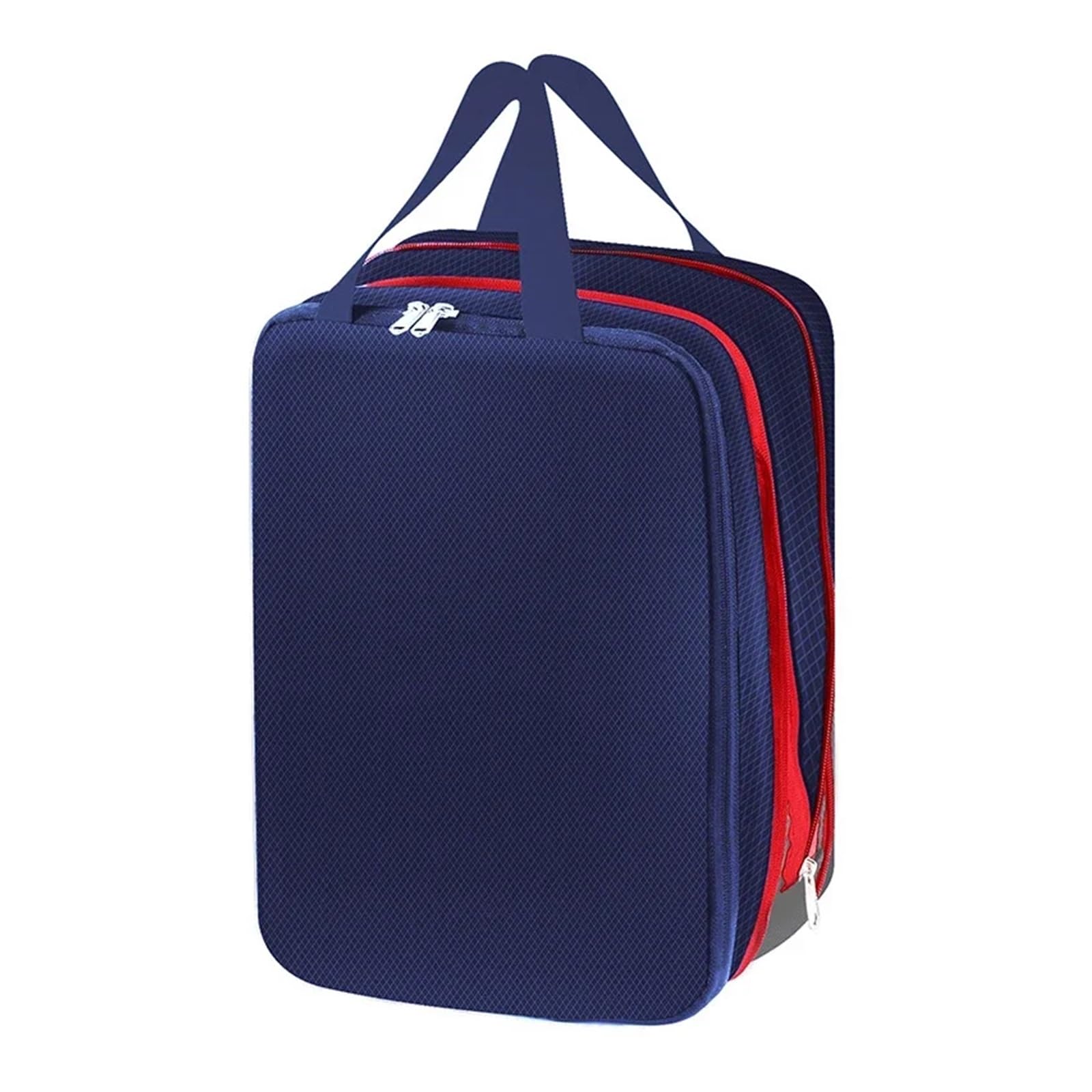 Packing Cubes For Suitcases Double-layer Portable Compression Storage Bag Travel Packing Cubes Luggage Organizer Waterproof Suitcase Pouch(Deep blue,3PCS)