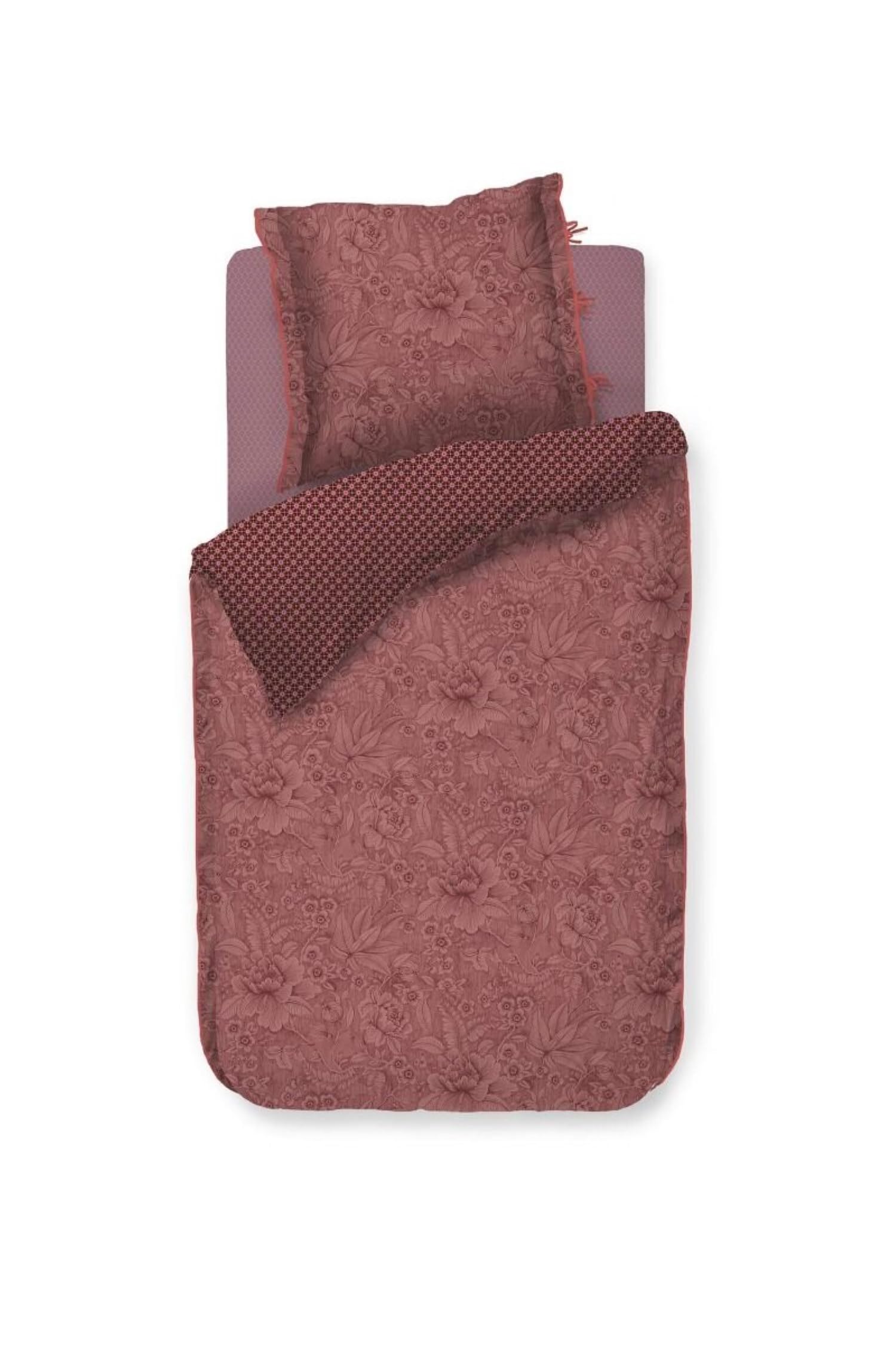 PiP Studio Casa Dei Fiori Terra - Juego de cama (funda nórdica de 135 x 200 cm y 1 funda de almohada de 80 x 80 cm)