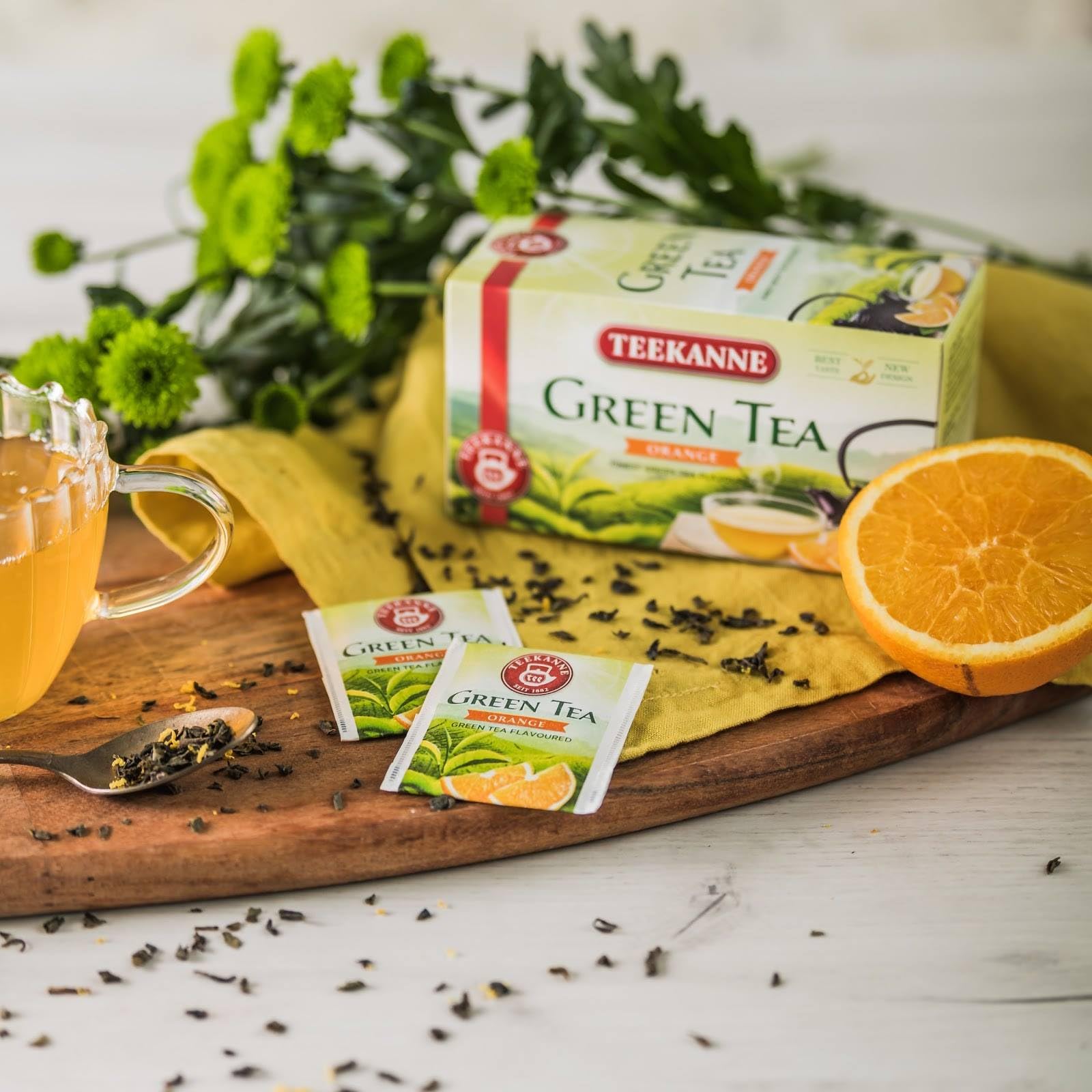 TEEKANNE - Green Tea Collection "Green Harmony" (6 x 20) - Grüner Tee-Set + Dekond Gift