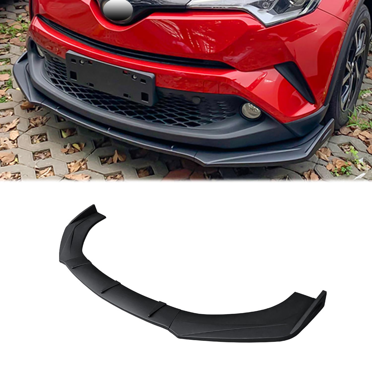 Amazon.com: Hyorabyn Front Bumper Lip for Toyota C-HR CHR 2018 2019 ...