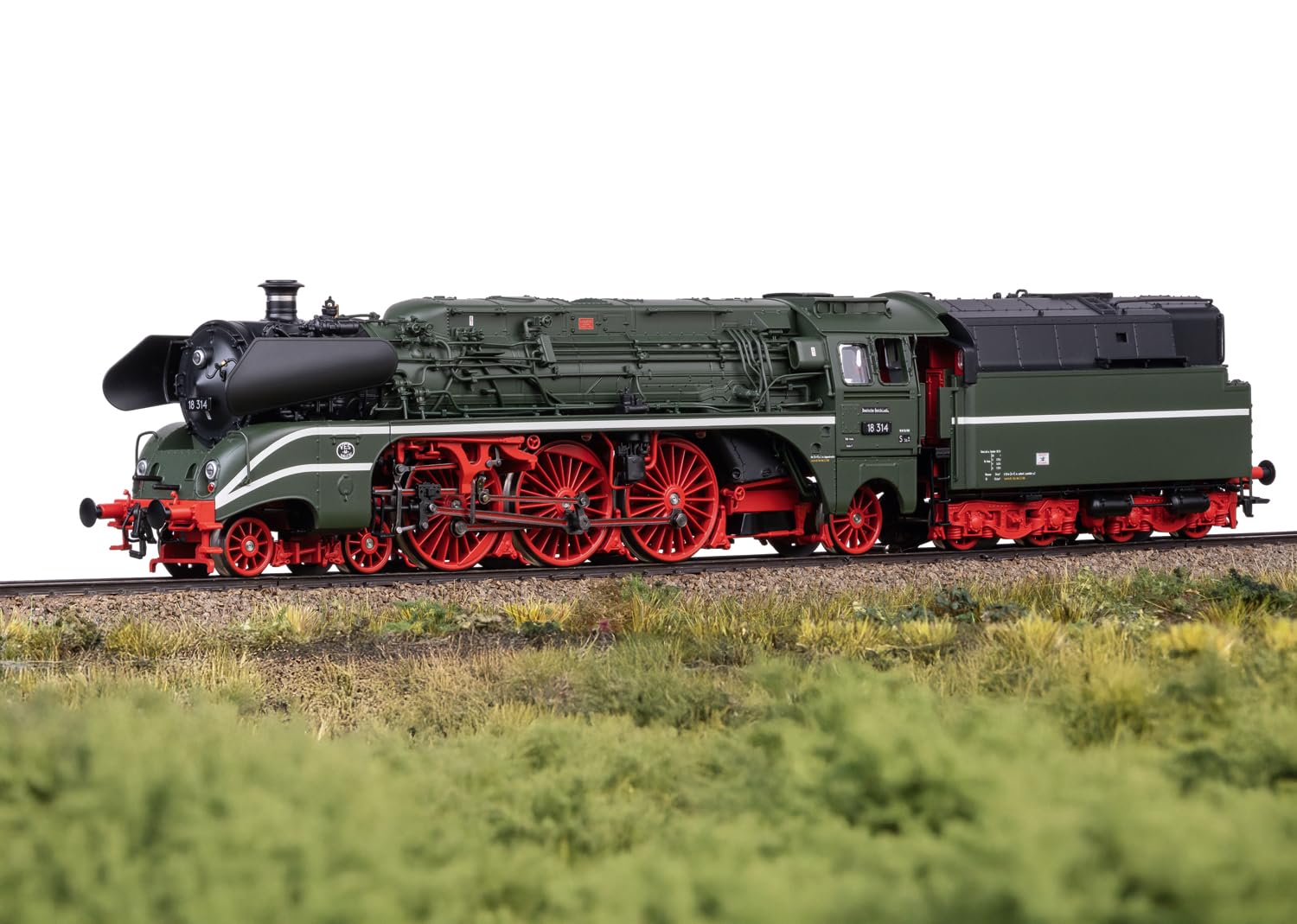 Märklin H0 - Locomotiva a vapore serie 18.3 - decodificatore digitale mfx+ - emissione di fumo dinamica - struttura in metallo filigranato - Epoche III - 39029