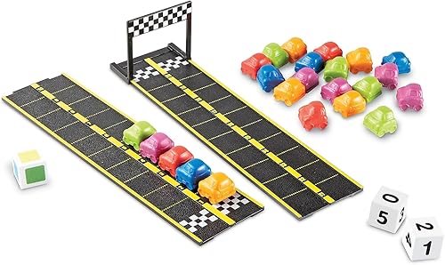 Learning Resources Mini juego de actividades de matemáticas motoras, escuela en casa, incluye actividades de conteo, patrón, adición y resta, 31