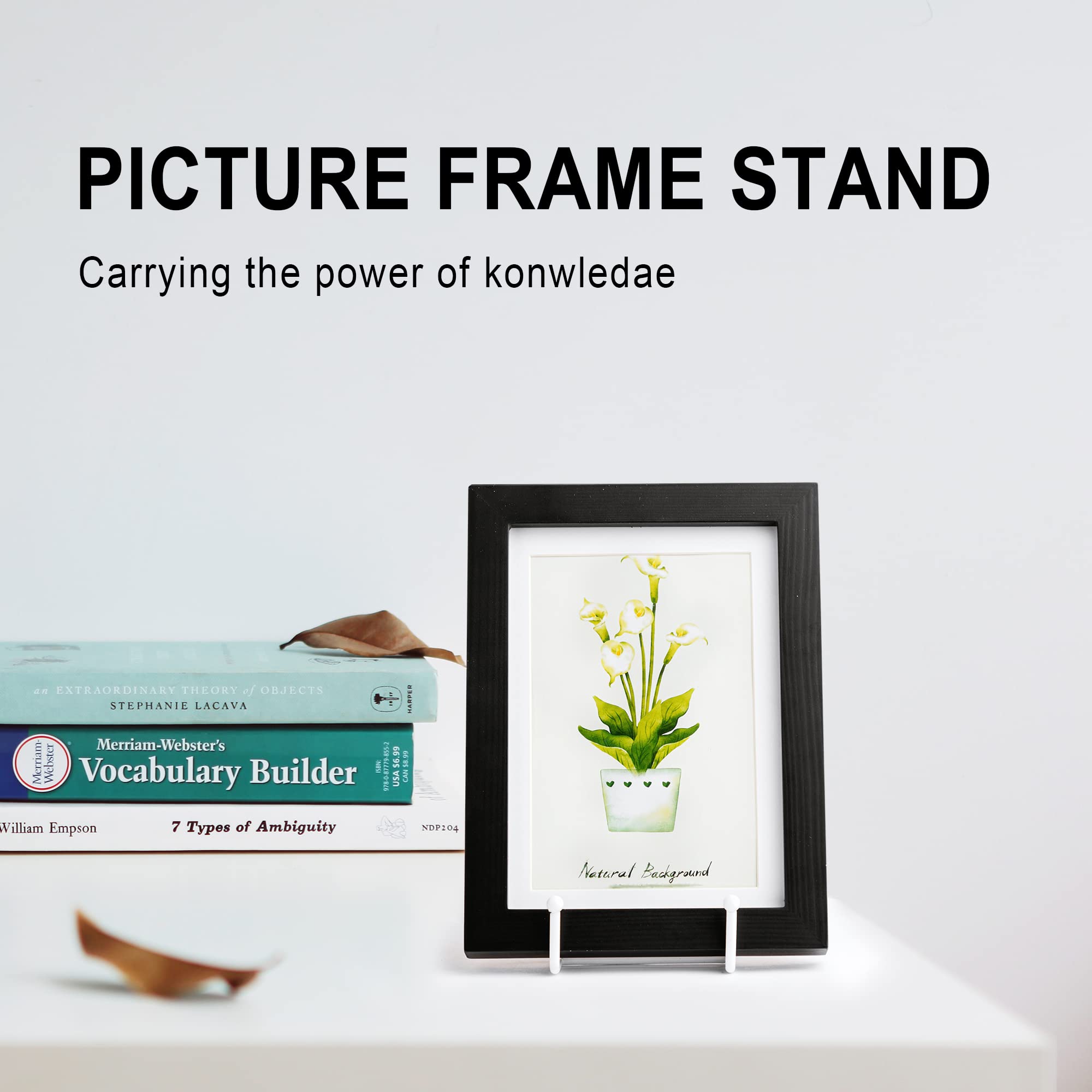 Plate Stand for Display (White-6 Inch-4 Pack) 3