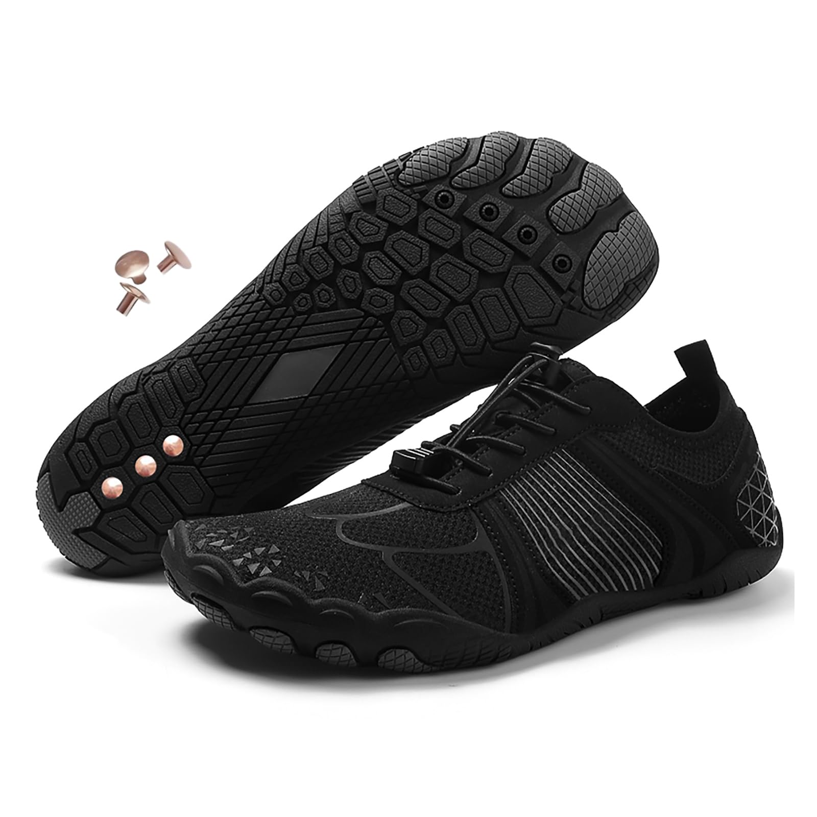 Zapatos de tierra con cobre a tierra descalzo para mujeres hombres neuropatía, senderismo zapatos de agua descalzo, ligeros y antideslizantes
