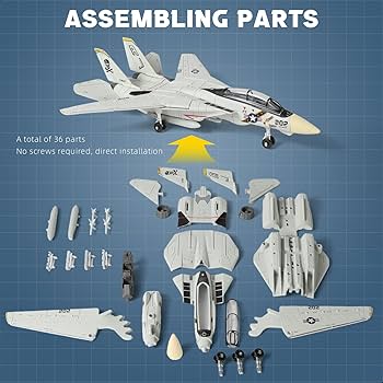 Amazon | SEBUNAS 1:72スケール F-14 トムキャット戦闘機