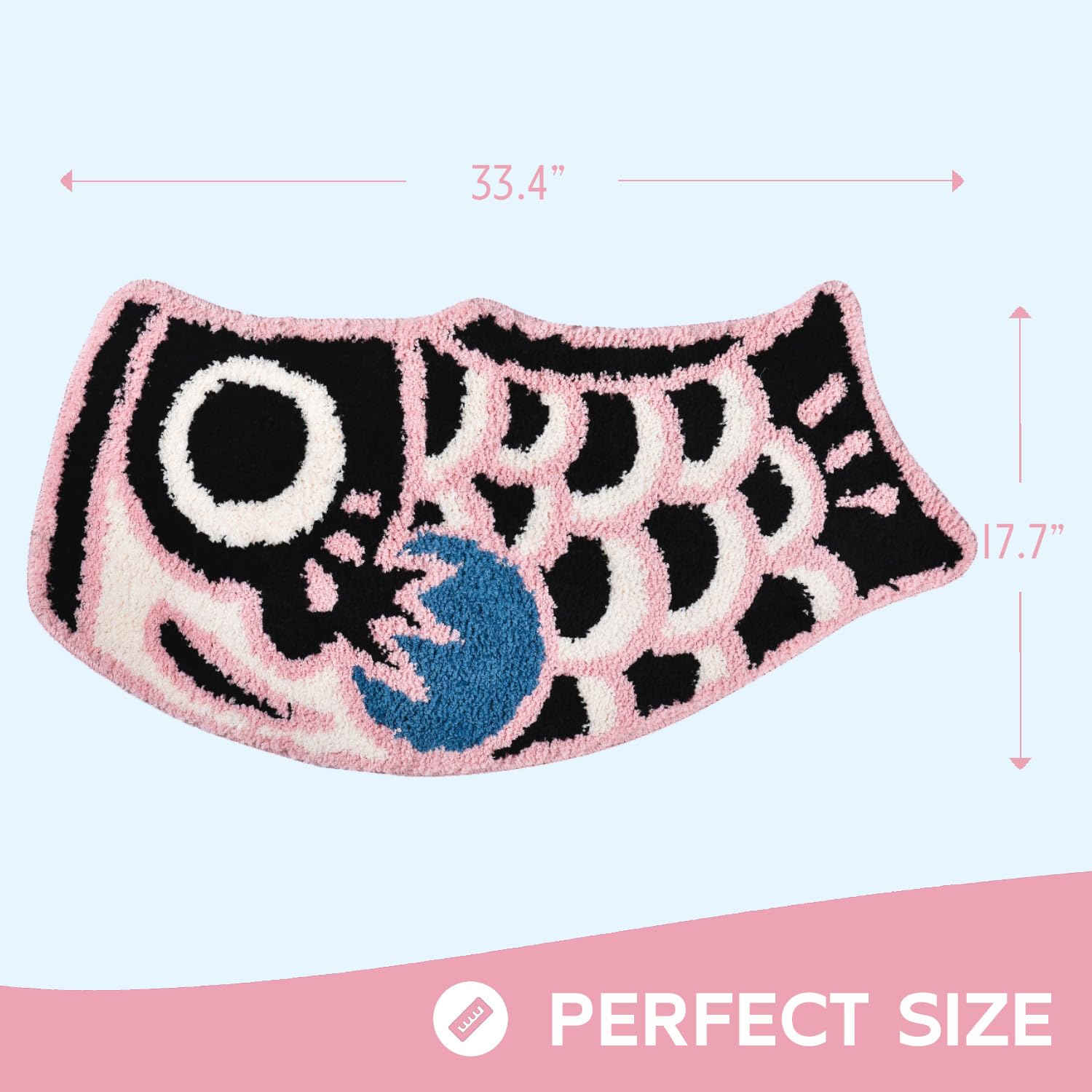Cute Fish Bath Rug Mat Soft Non-Slip Bathroom Rug Japanese Style Koi Flag Floor Carpet for Shower Room Water Absorbent Indoor Mats - Image 2