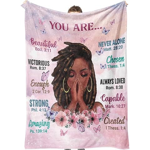 Throw Blanket, Soft Fleece Blanket with Inspirational Positive Thoughts and Quotes ...