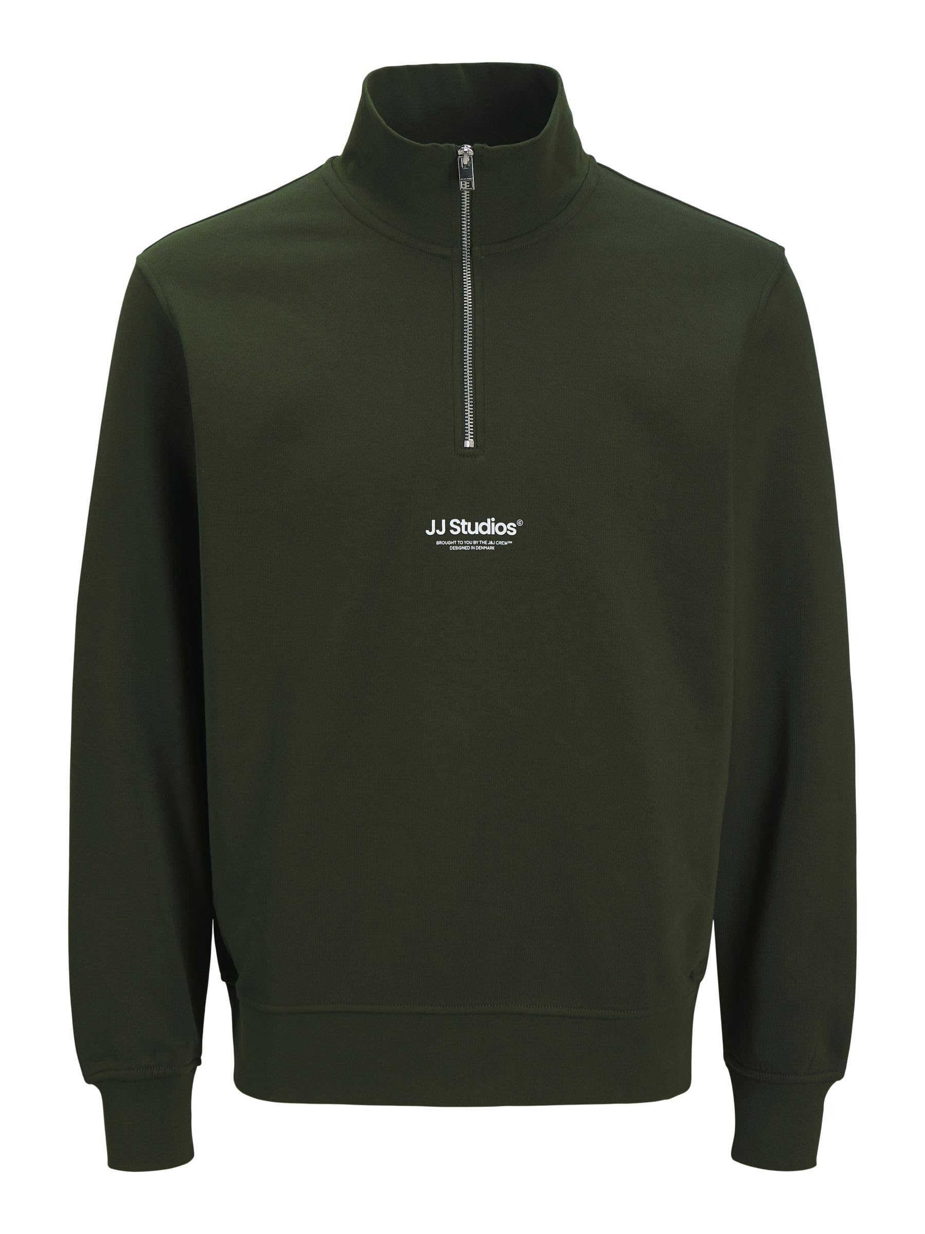 JACK & JONES Mens 1/4 Quarter Zip Sweatshirt