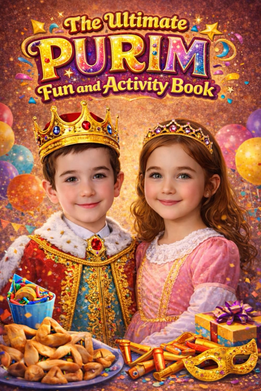 The Ultimate Purim Activity Book: Games, Coloring, Puzzles & Purim Fun for Kids