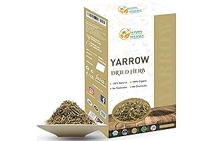 Yarrow Herb Dried For Tea: Achillea Millefolium Loose Leaf