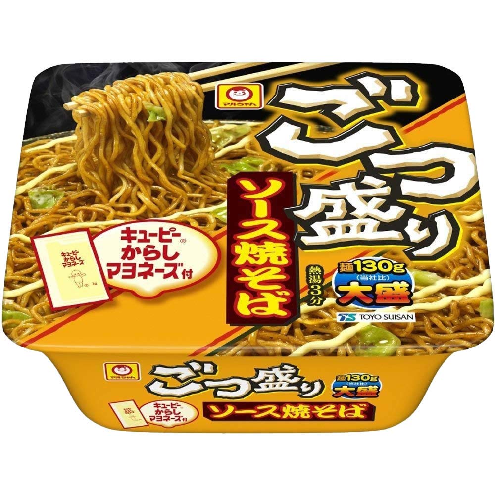 Amazon.co.jp: マルちゃん ごつ盛り焼きそば ソース&塩セット : 食品