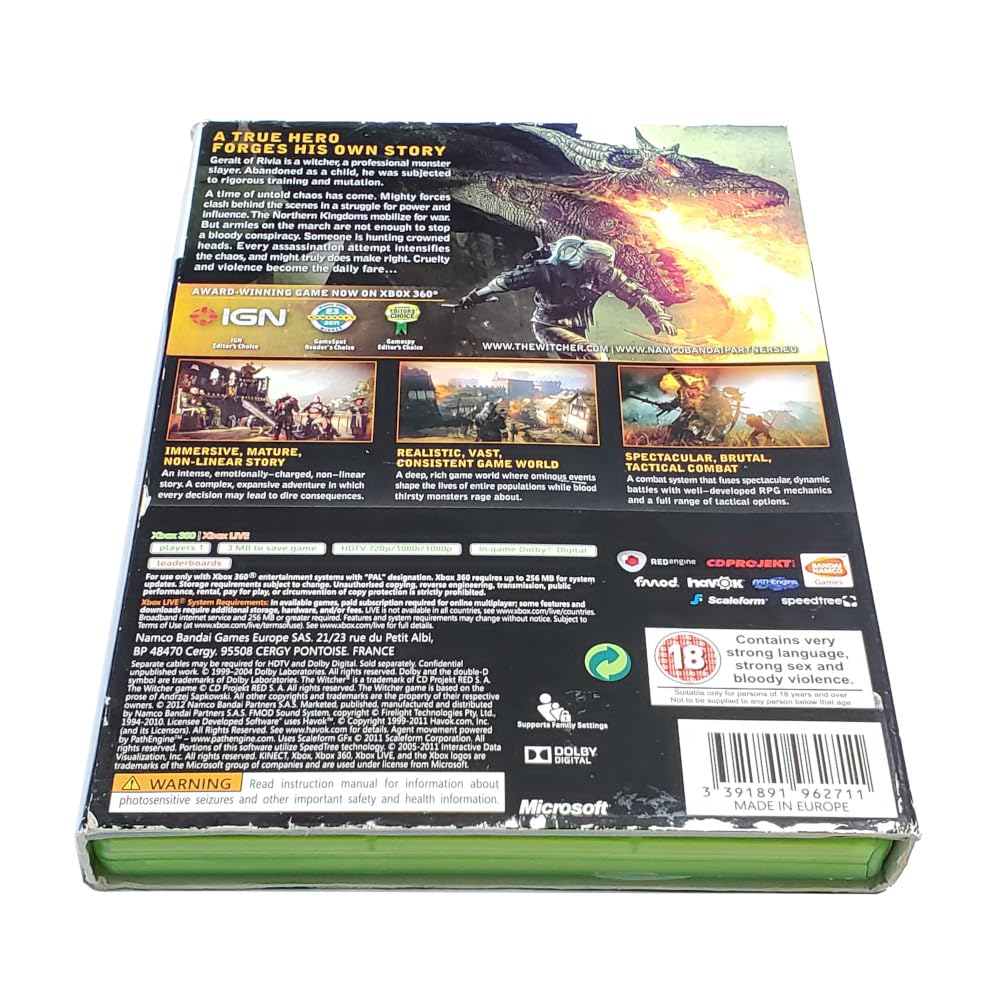 The Witcher 2: Assassins of Kings - Enhanced Edition [Edizione: Regno Unito]