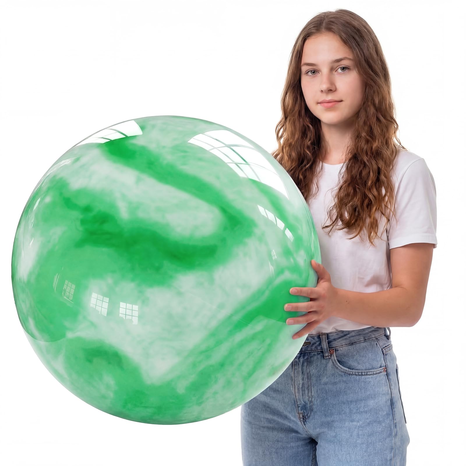 Lewtemi 16 Inch Jumbo Inflatable Playground Ball
