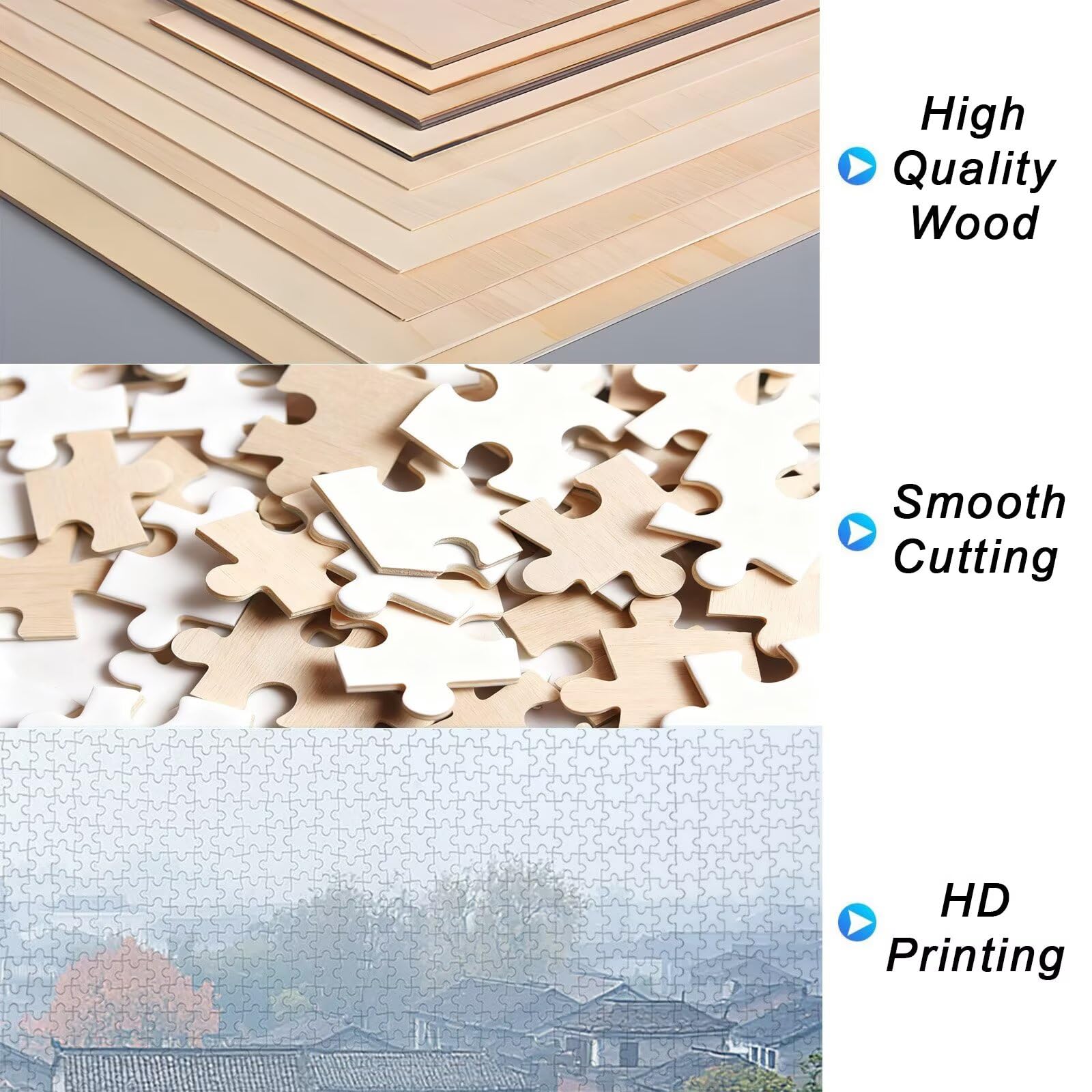 Puzzle 3000 Piezas, Puzzle Paisajes con Caja para Adultos, Cabina Rompecabezas Madera, Rompecabezas Desafiante para Toda la Familia, Puzzles para Decoracion Hogar, Regalo Mujer, Regalo Hombres, -4363