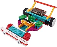 Vista 3 de PowerTRC Kits de construcción robótica STEM 4 en 1 Juguete educativo de ingeniería de control remoto para niños Kit de robot científico