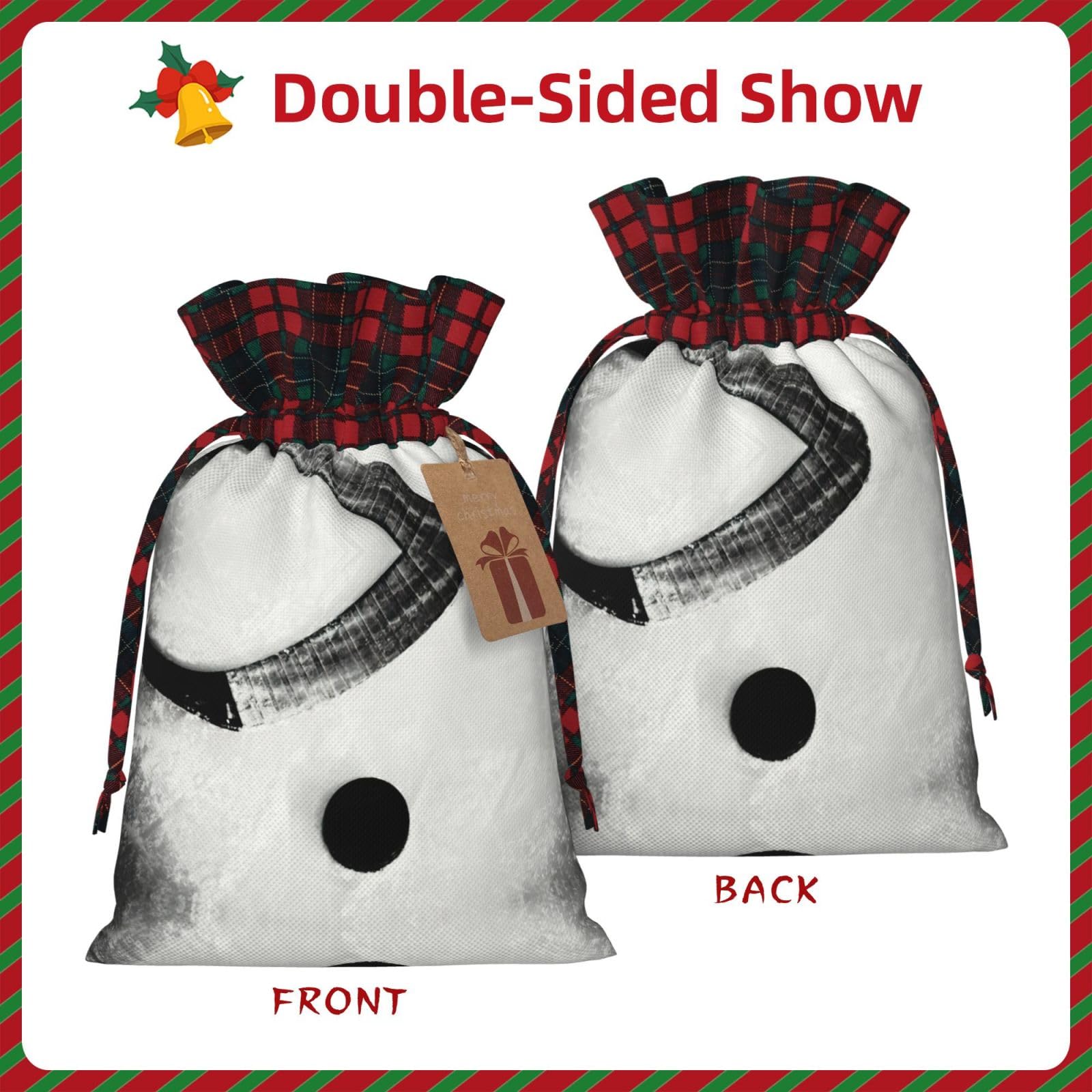 Art Du Hockey Sur Glace Coloré, Décoration De Noël, Sac Cadeau