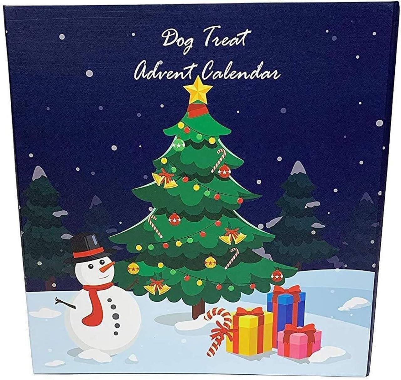 Midlee Christmas Advent Treat Box- Reusable- 24 Days- Countdown 2025