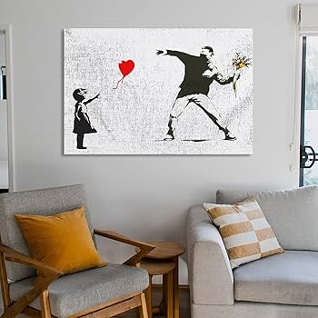 No.249フレーム付きキャンバスアート　バンクシー　バスキア　インテリア絵画 No.249フレーム付きキャンバスアート バンクシー バスキア インテリア