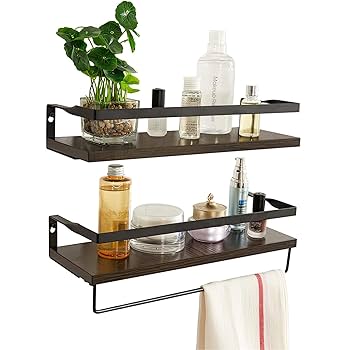 ☆ウォールシェルフ 壁掛け棚 2個セット 落下防止 天然木 ウォールシェルフ 壁掛け棚 落下防止 2個セット 天然木 ウォール