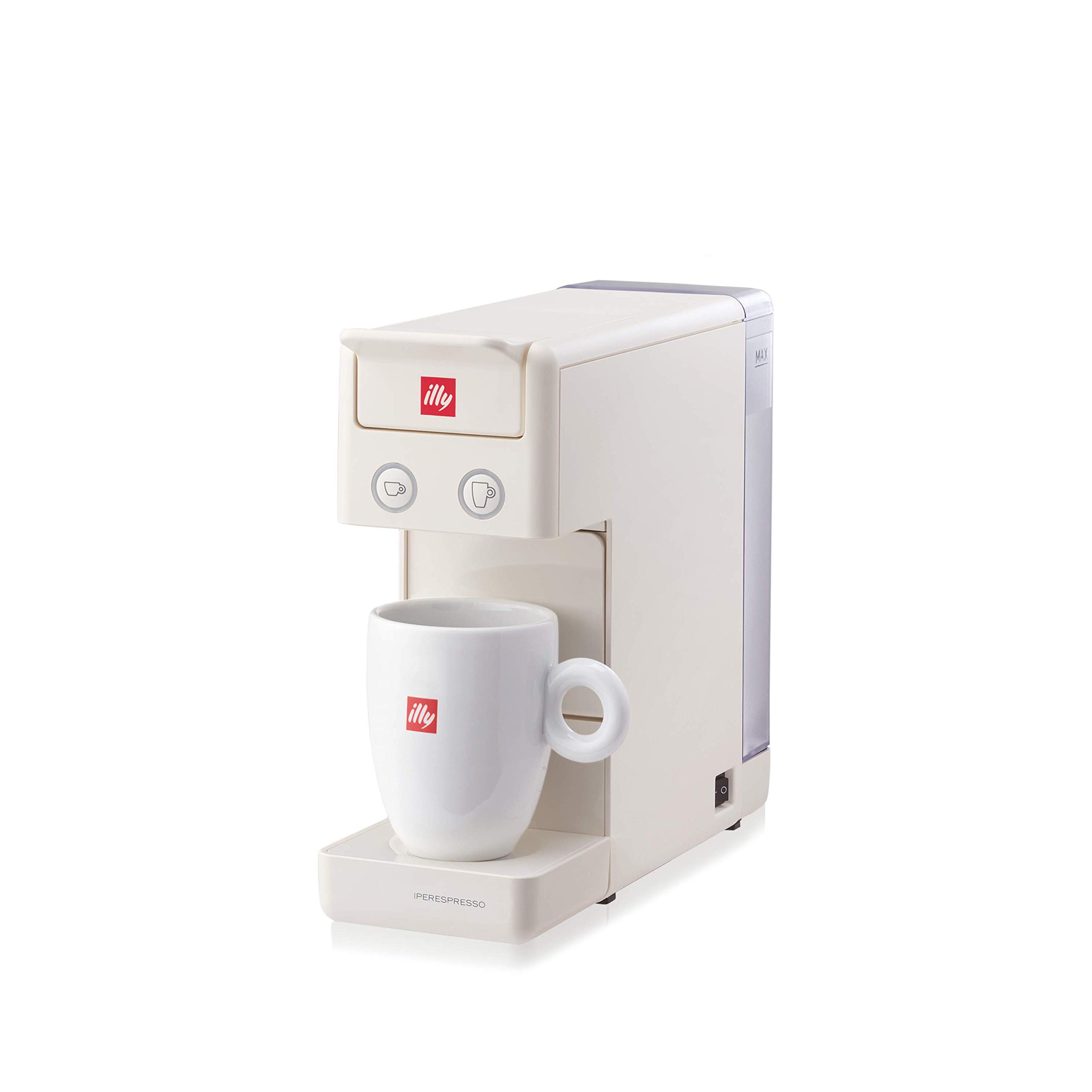Illy 60416 Kaffee, Kaffeemaschine Y3.3 für Iperespresso Kapseln in Weiß