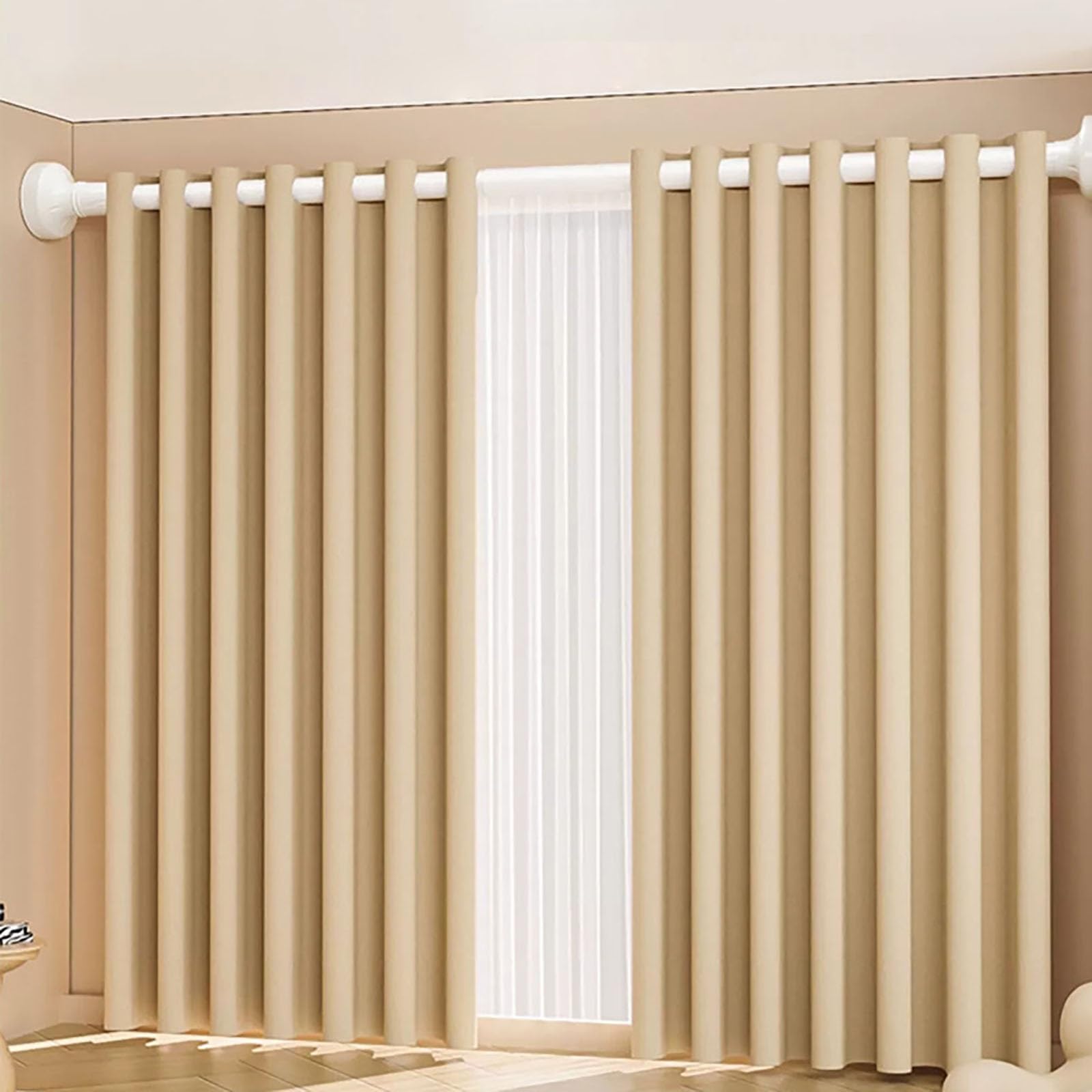 Supports De Tringle à Rideau Sans Perçage, Support De Tringle à Rideau