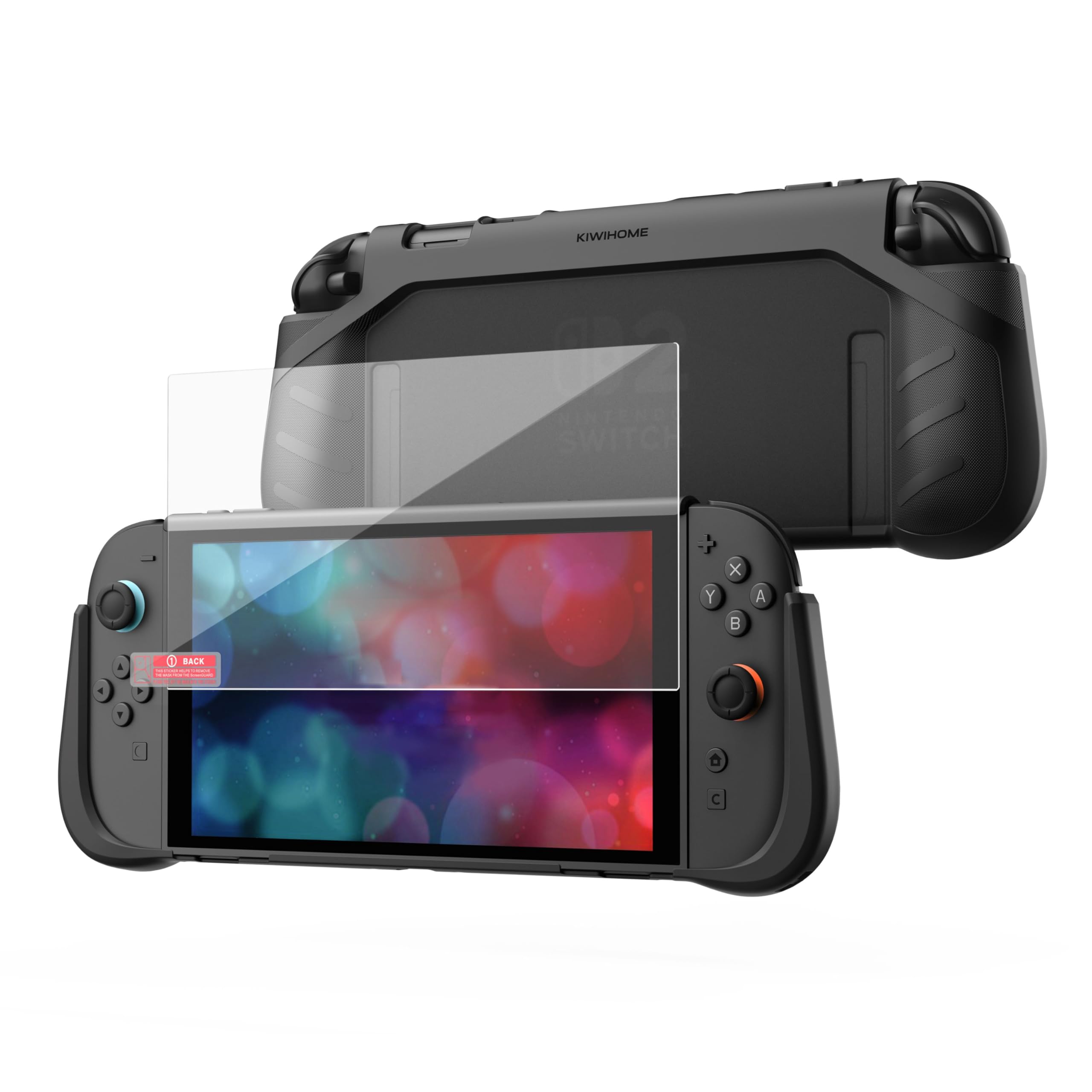 Amazon.co.jp: KIWIHOME Switch 2 ケース 保護フィルム 付き P2 switch