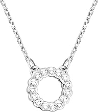 Sofia Milani - Necklace for Women in 925 Sterling Silver - with Zirconia - Circle Flower Pendant