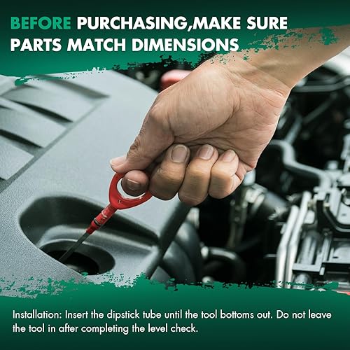 Miniatura 7 de SCITOO 15650RNAA00 921069 - Varilla de medición de aceite de motor de 21.81 pulgadas para Honda Civic 2006-2015, para Honda HR-V 2016