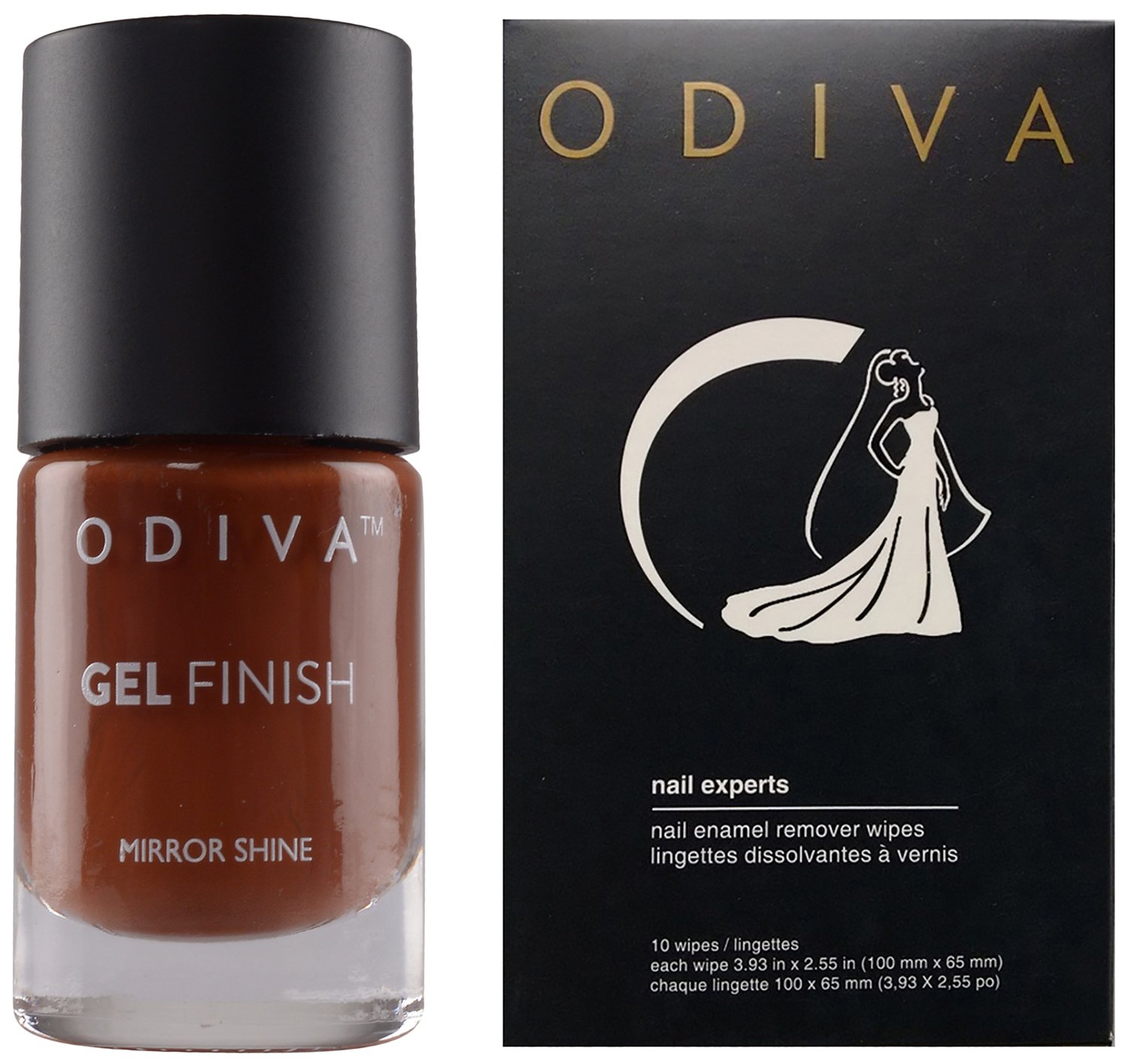 Odiva Choco Pie Dip Gel Finish Nail Polish and Nail Polish Remover, Brown, 11 ml-image-40