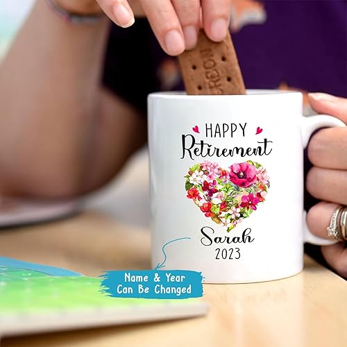Miniatura 2 de Taza divertida de definición de jubilado, regalo de jubilación, taza de jubilación personalizada para compañeros de trabajo, taza de cerámica de