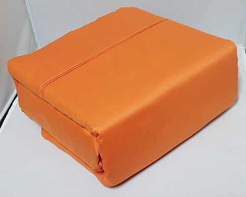 Juego de sábanas King de algodón egipcio, patrón sólido, 600 hilos, juego de sábanas de 4 piezas, satén sólido, 16  21 pulgadas de profundidad