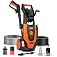 AGARO Royal High Pressure washer, 1800 Watts Motor, 140 Bars, 7L/Min Flow Rate, 5 Meters Outlet Hose, Upright Design With Whe