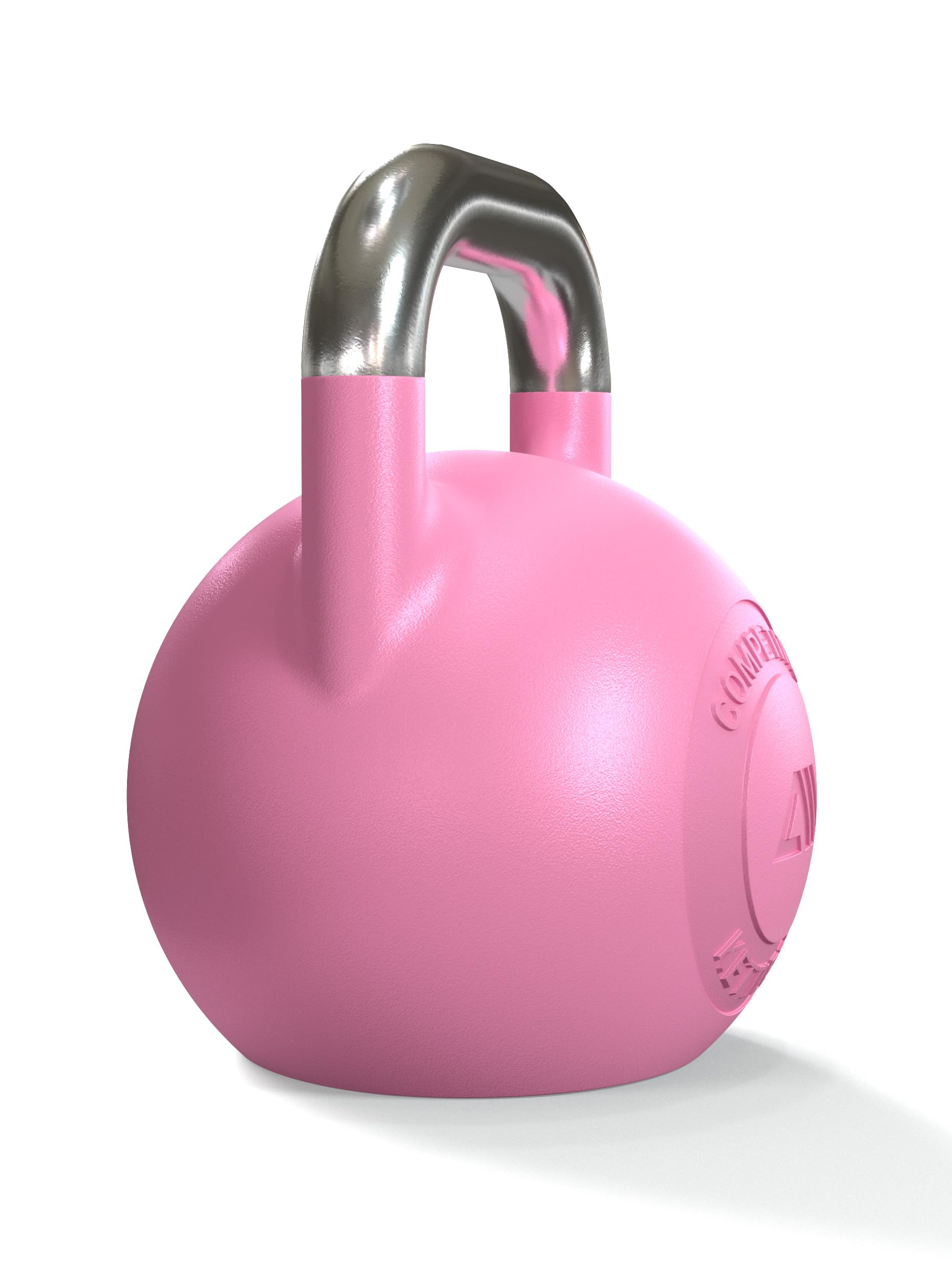 Atletica Competition Kettlebell | 8 kg | różowy | żeliwo sferoidalne | jakość studyjna I subtelne logo, kod koloru dla łatwej obsługi, funkcjonalny trening całego ciała