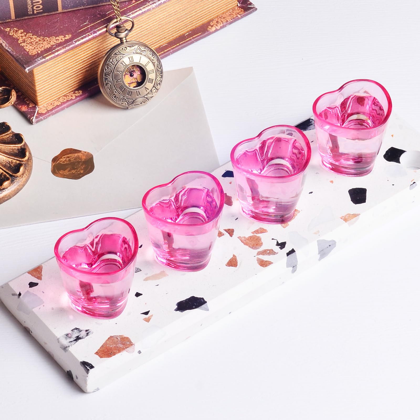 2Pcs Color Random Heart Shaped Shot Glasses Set 1.5 Oz Clear Cute Mini Shot Glasses Tequila Heart Cup For Whiskey Tequila Vodka Liquor Party Valentine S Day Christmas P 55015136