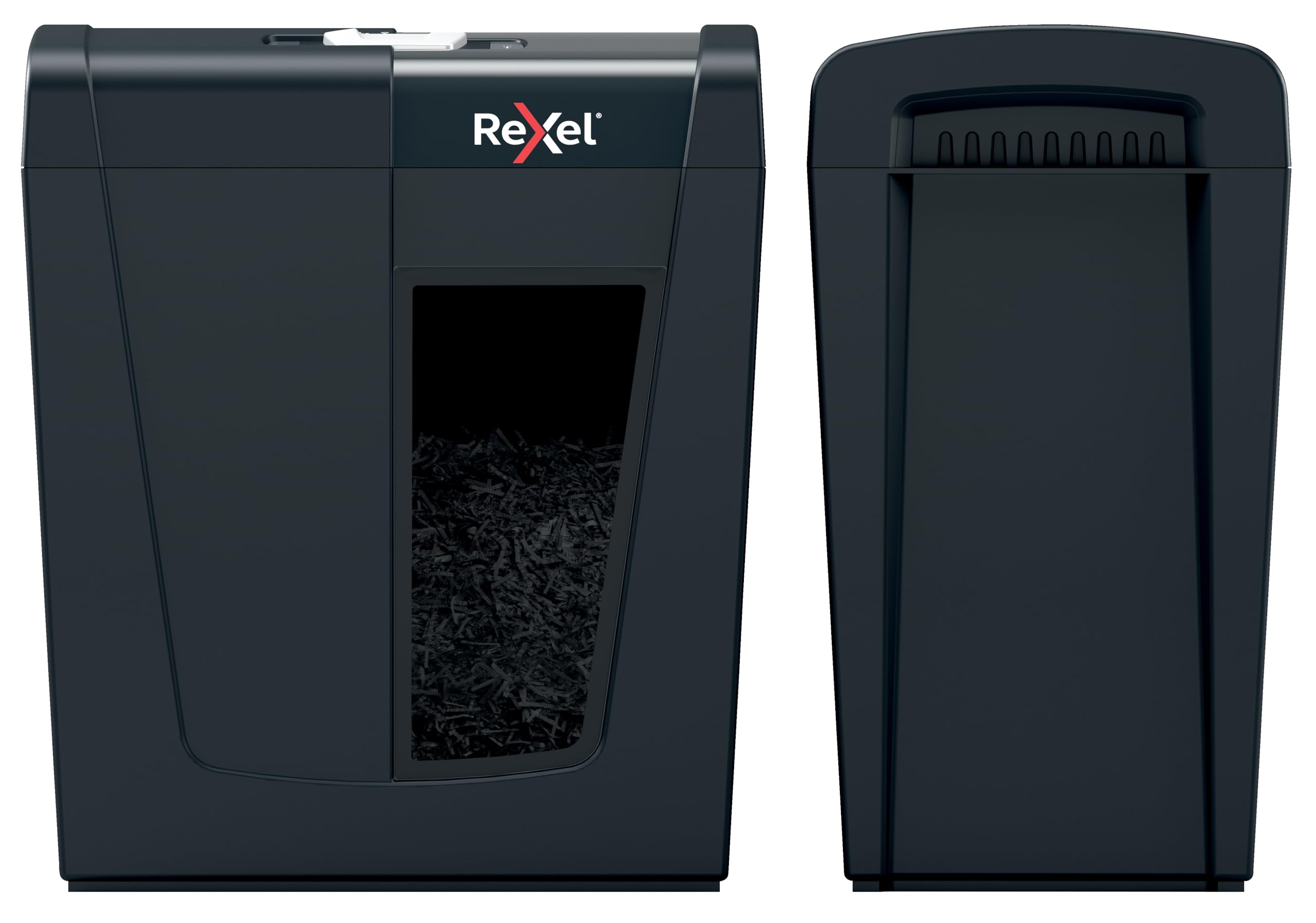 Rexel X10, Niszczarka do Papieru, Tnie na Konfetti do 10 kartek (80 gsm), Poziom Bezpieczeństwa P-4, Domowe Biuro, Pojemność Pojemnika na ścinki 18L, Cicha i Kompaktowa, Seria Protect (2020124EU)