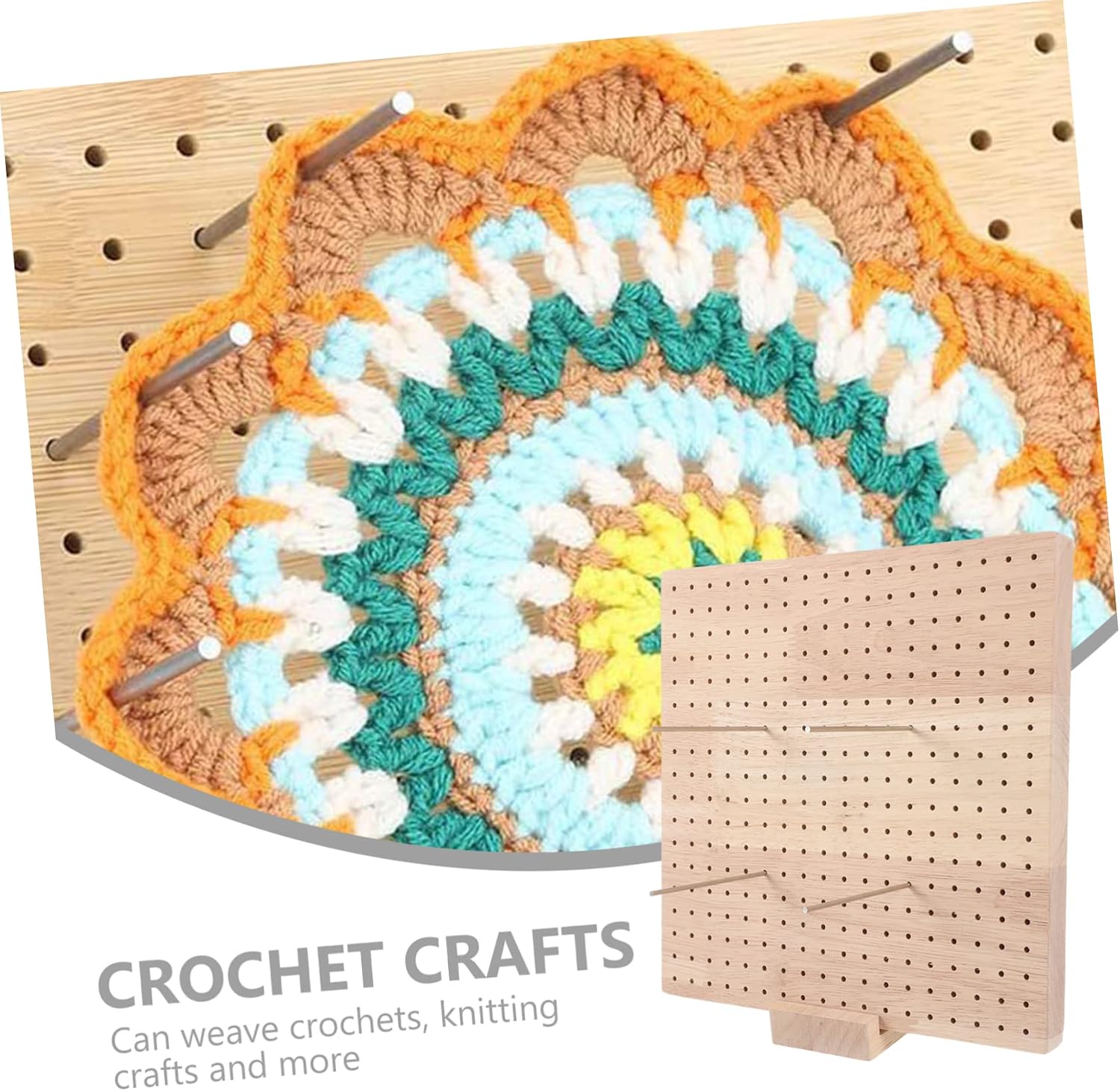 Wooden Crochet Blocking Board for Knitting Crafts
