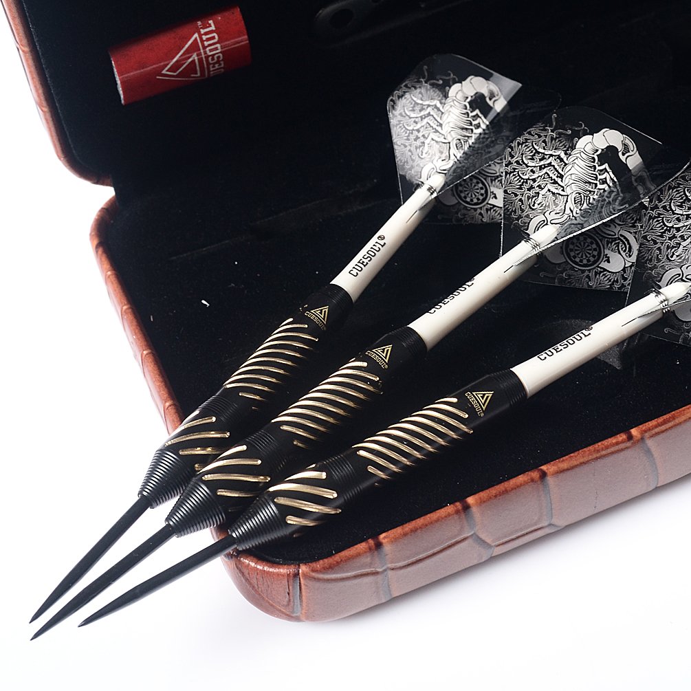 CUESOUL Black Scorpion Deluxe Steel Punte Freccette Set,20g