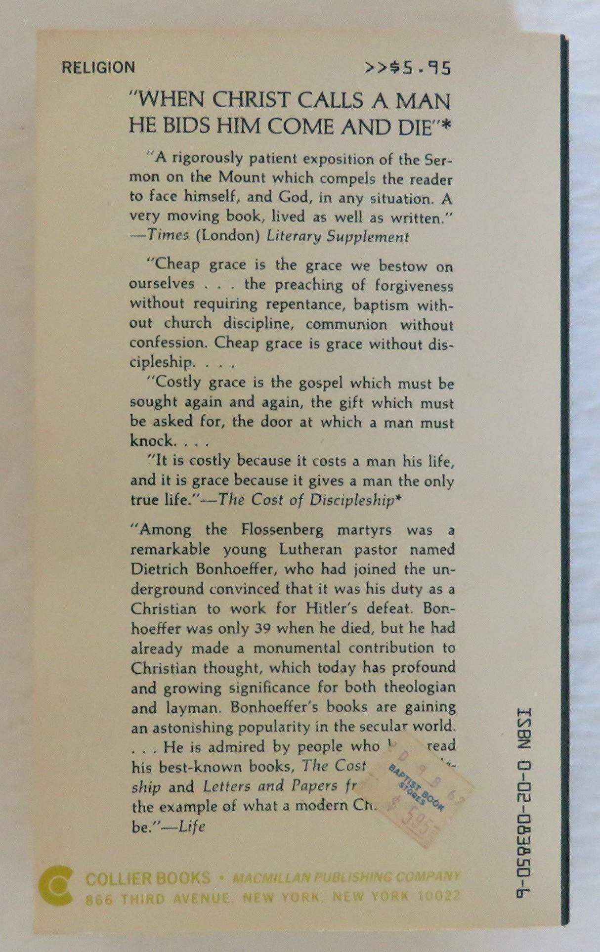 The Cost of Discipleship: Revised Edition - Image 3