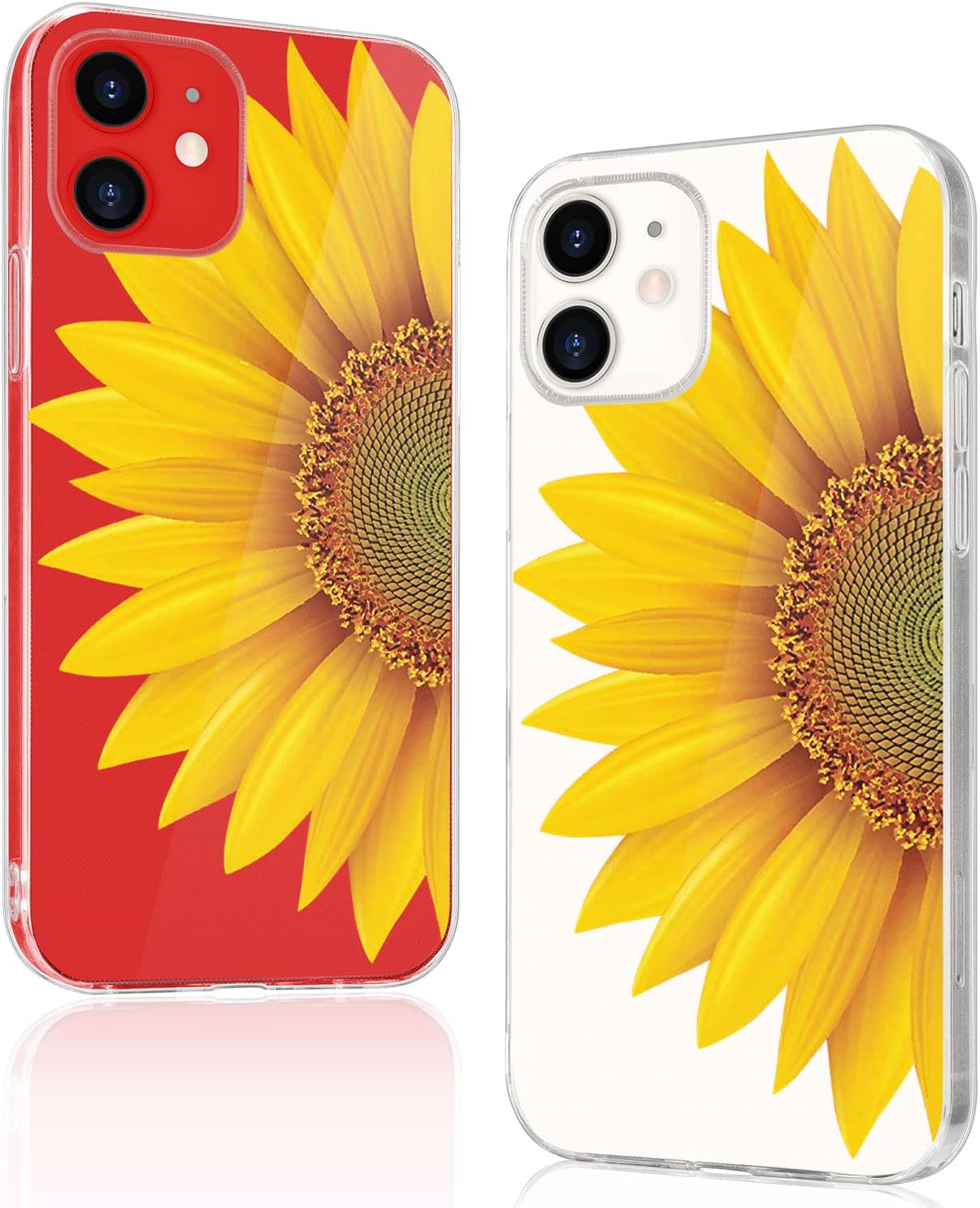 JOYLANDClear Case for iPhone 11/XR/XS Max/7 Plus/8 Plus/6 Plus/6s Plus Case Cover iPhone 7 Plus/ 8 Plus Sun Flower JL-AHT0005A000990