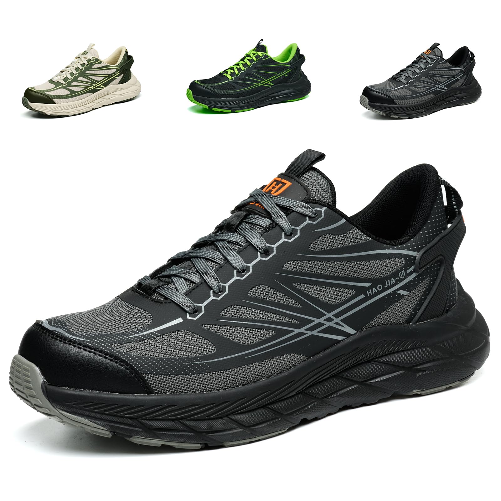 Zapatos de Seguridad para Hombre Comodos Zapatillas de Seguridad Mujer Antideslizante Zapatos Trabajo con Puntera de Acero Ligero Transpirable Calzado Seguridad