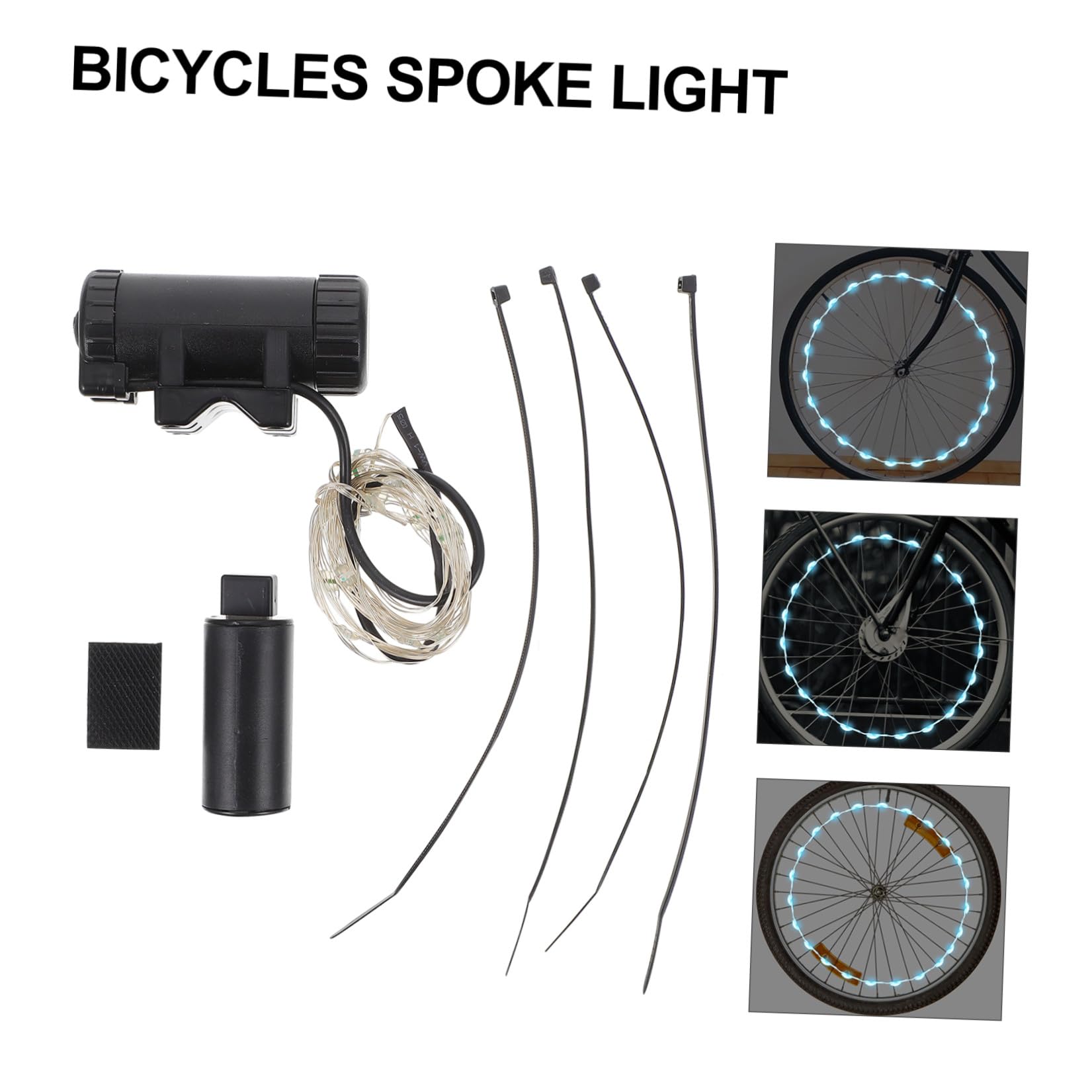 Lumières de Roue de Vélo LED Colorées Étanches de Accessoire de Vélo pour Éclairer Nocturnes