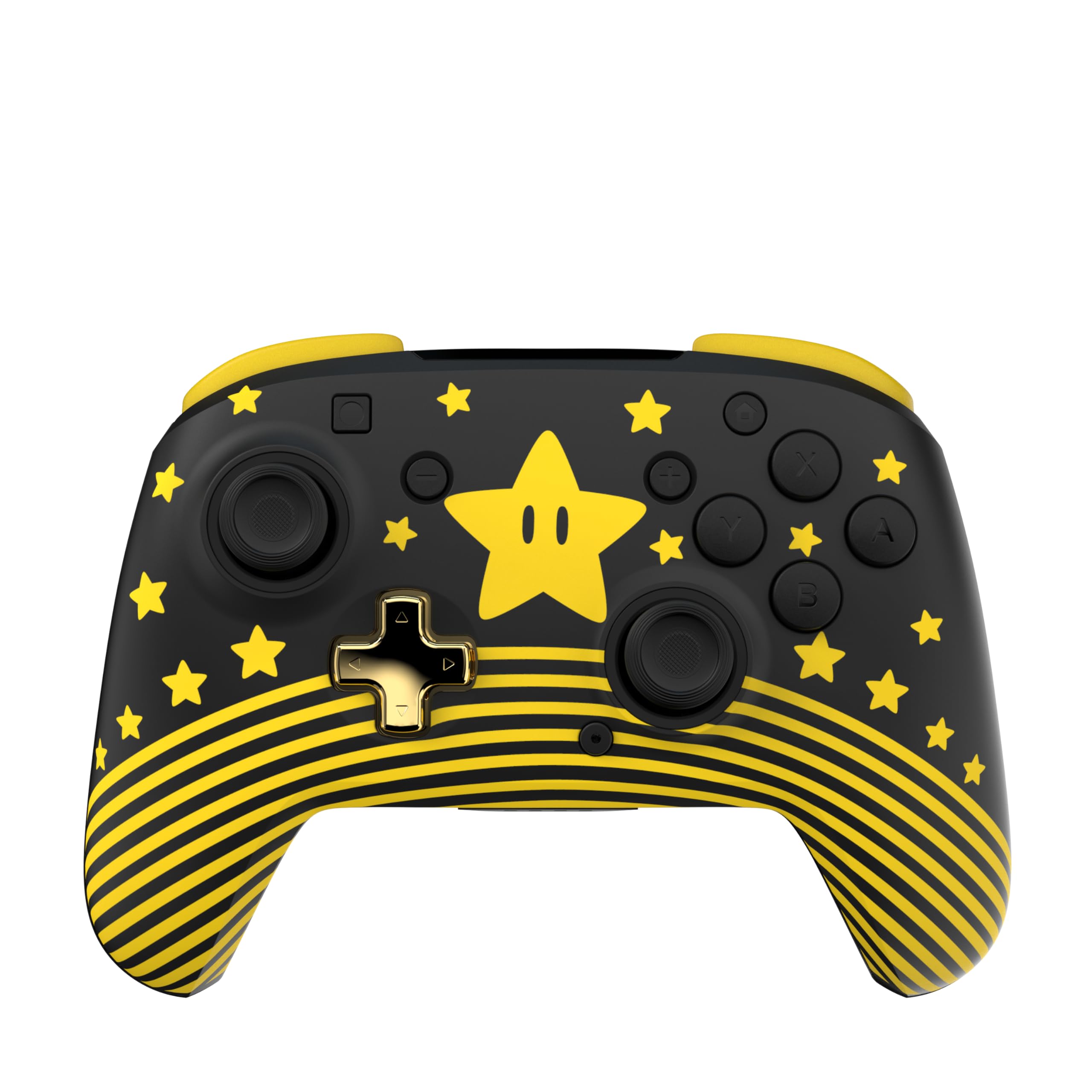 Turtle Beach Rematch Super Mario Star Mando de juego inalámbrico para Nintendo Switch, también funciona con Nintendo Switch 2 (El botón C no está en este controlador) — view 6