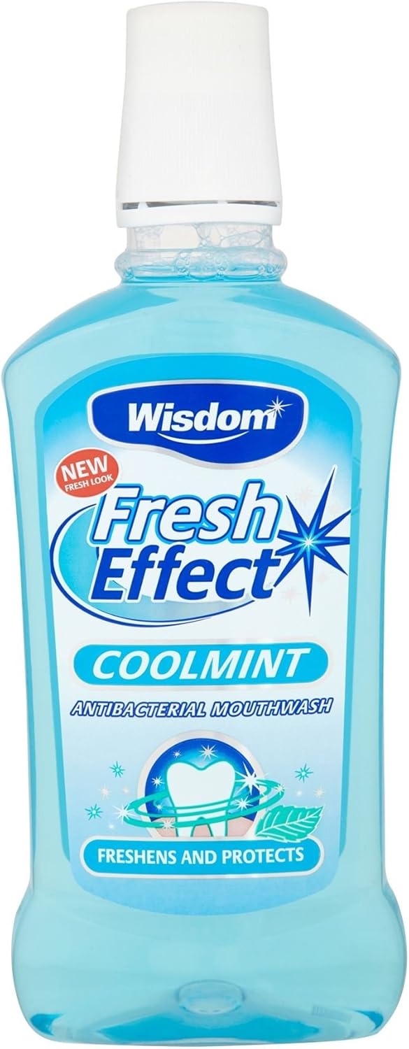 6 x Wisdom mouthwash Fresh effect Cool 500ml Amazon.co.uk Health