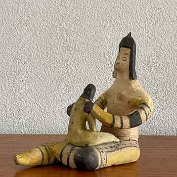 Amazon.co.jp: ヴィンテージ ブラジル フォークアート 土人形