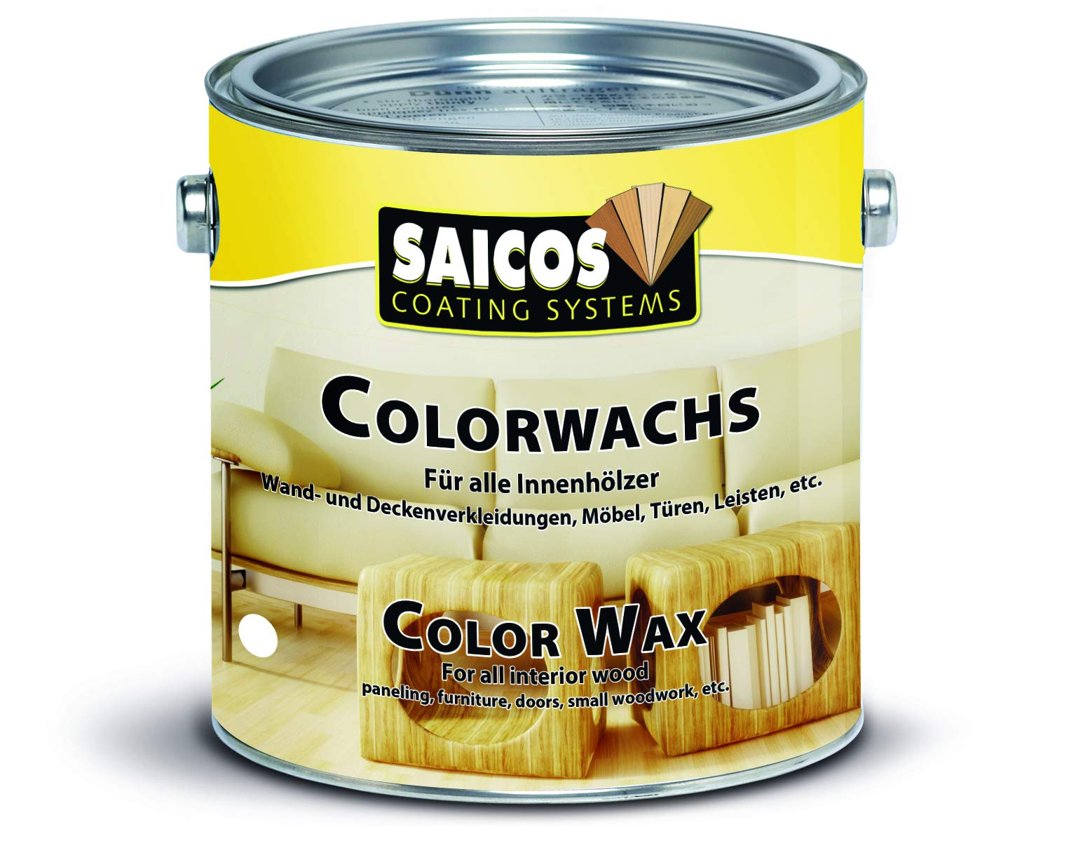 Saicos 3009 500 Colorwachs Weiß transparent 2.5 l