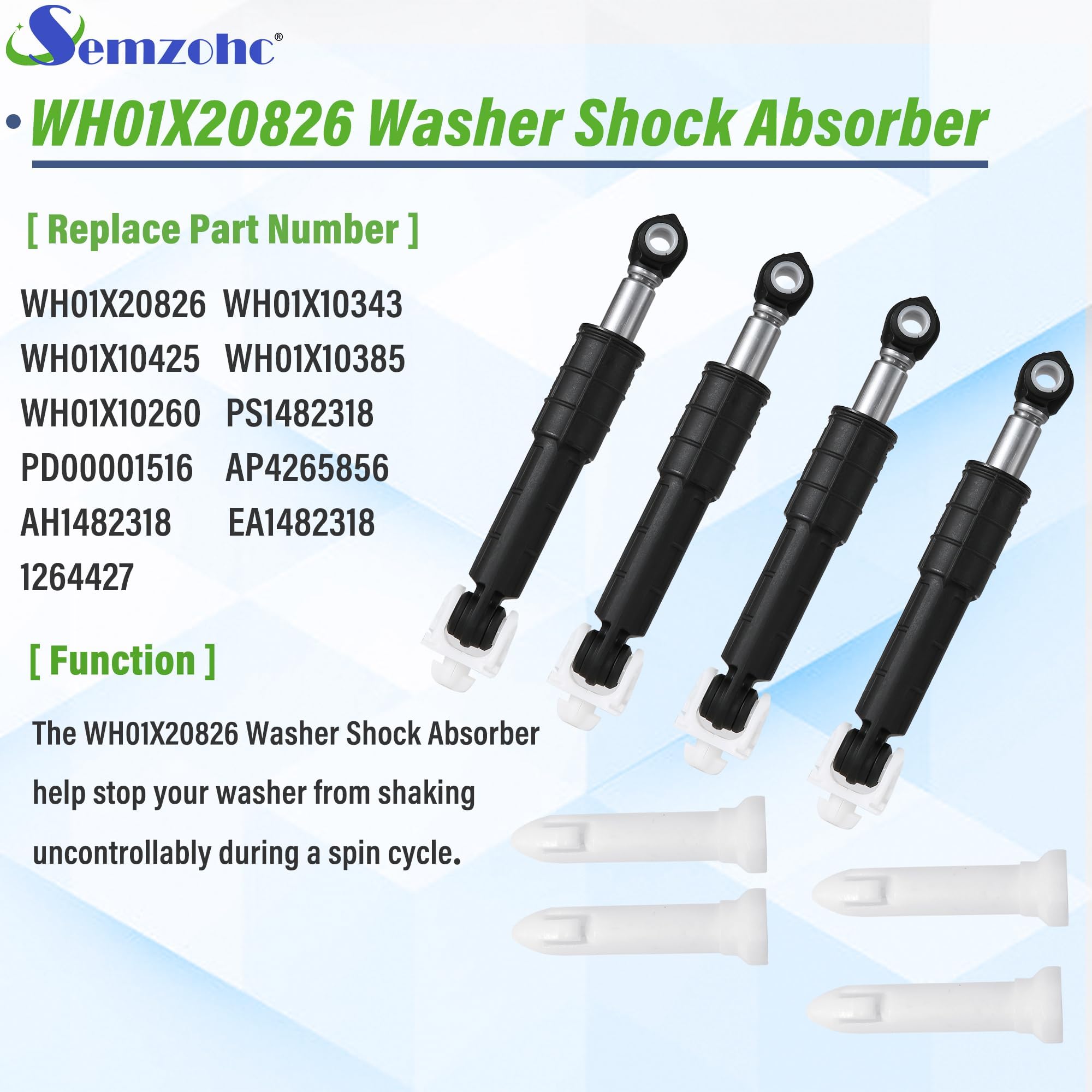 GE Washer Shock Absorber Kit Washer Shock Absorber Kit WH01X20826 For ge-washer-shock-absorber-kit-washer-shock-absorber-kit-wh01x20826-for