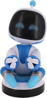 Cableguys Sony Astro BOT Soporte Mando y Movil – Figuras Soporte para movil y Mando, Compatible con Xbox, PlayStation y la mayoría de mandos estándar, Accesorios Escritorio para Setup Gaming